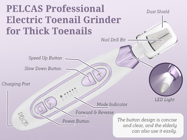 toenail grinder for thick toenails