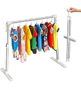 Blissfuhue Foldable & Adjustable Dog Closet,Portable Clothing Rack for Pet/Dog Organization and S...
