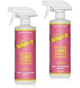 Whip-It Multi Surface Cleaner, Stain Remover, and Odor Neutralizer - Grapefruit Scent 32oz (2-16oz)