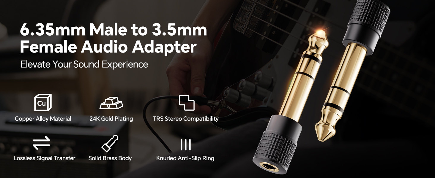 VCELINK Male to 3.5mm Female Audio Adapter