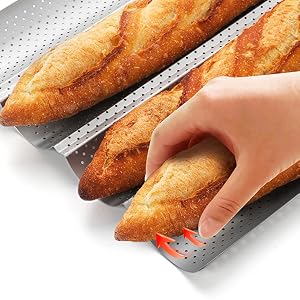 Baguette forming Pan