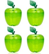 HANZE Large Green Apple Container, Apple Shaped Candy Toy Gift Filling Containers Jar for Party W...