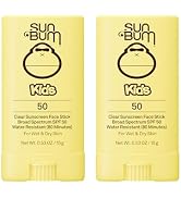 Sun Bum Kids SPF 50 Clear Sunscreen Face Stick | Wet or Dry Application | Hawaii 104 Act Complian...