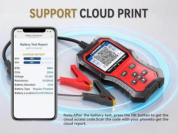 Battery Tester & Relay Tester 2 IN 1