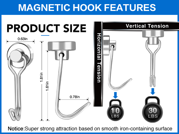 magnetic hooks
