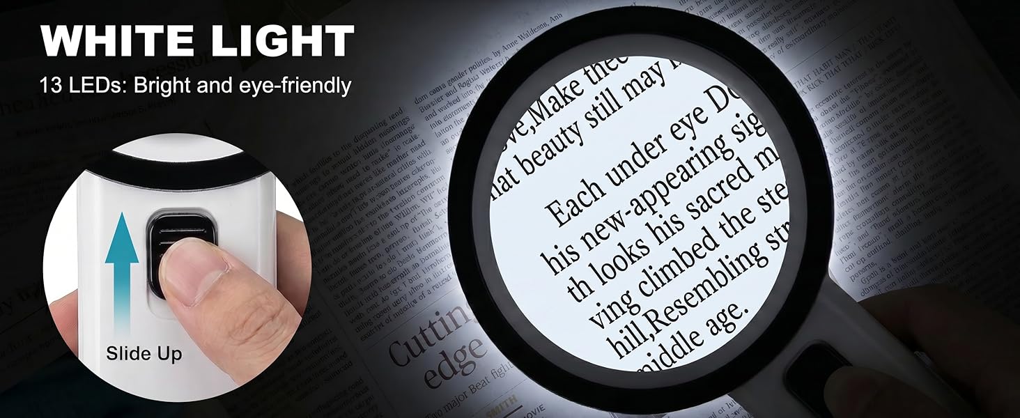 magnifying glass with light 30x hand held magnifying glass with usb magnify glass no distortion