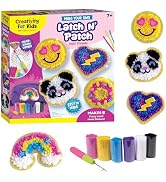 Creativity for Kids Make Your Own Latch N' Patch Fuzzy Stickers Kit | Assemble, Trim & Decorate 5...