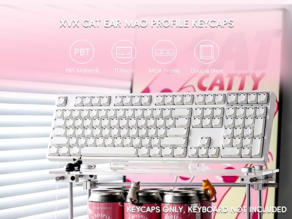 Cat Ear Keycaps