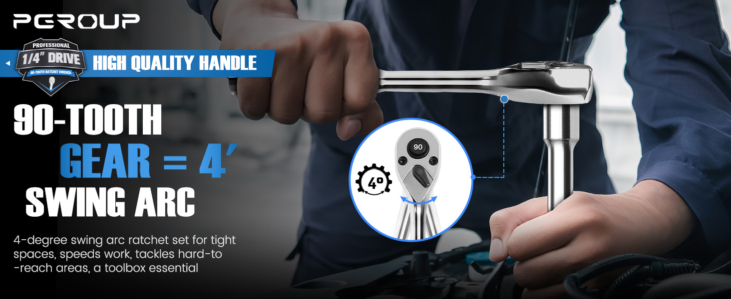 1/4-Inch Drive Ratchet Wrench