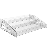 ANLEM Acrylic Display Risers 3 Tier Perfume Organizer Stand, Cupcake Holder, Display Shelf for Fi...