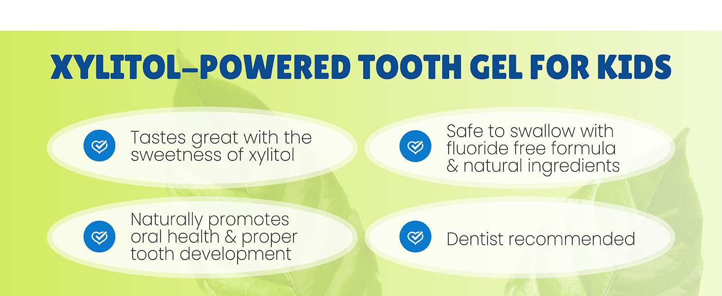 kids toothpaste sensitive teeth natural fluoride free xylitol flavored toddlers flouride-free paste