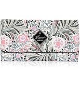 KAMO Women’s Printed Slim Long Wallet Purse Card Holder Organizer Envelope Wallets for women with...
