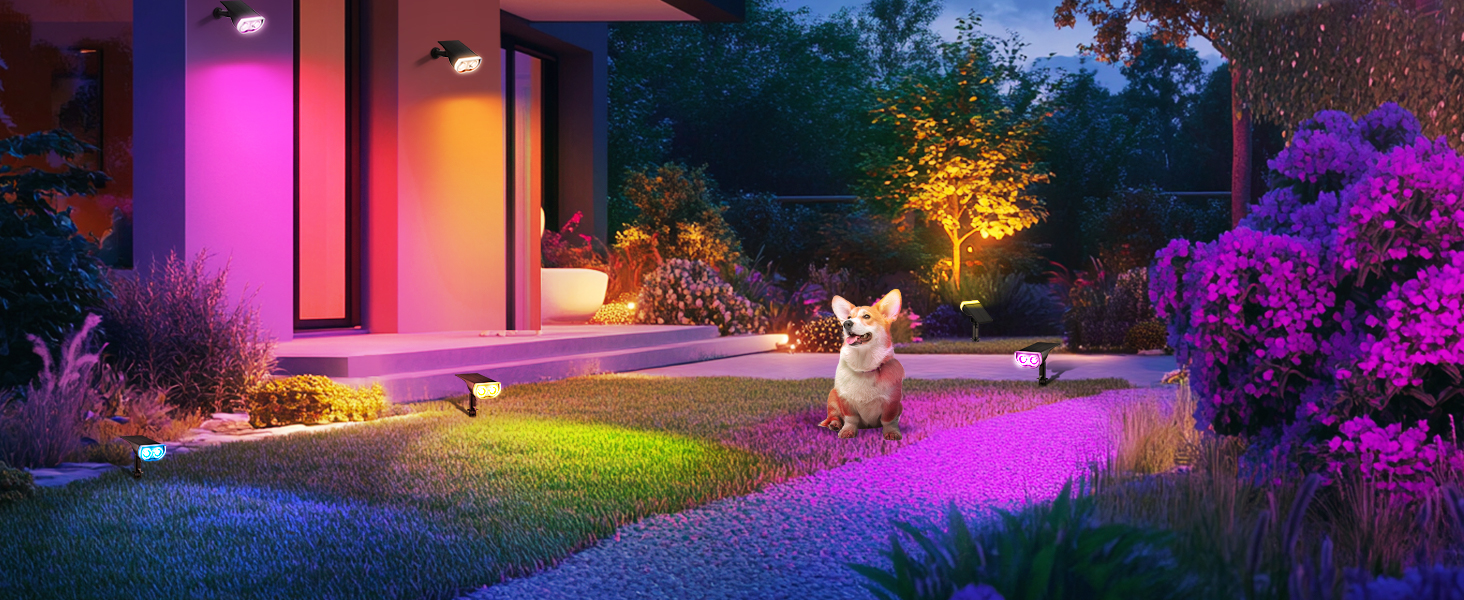 solar lights outdoor solar spot lights outdoor spotlights outdoor waterproof solar garden lights