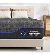 PERLECARE 12 Inch Queen Mattress, Cooling Memory Foam Mattress in a Box, Medium Comfort for Back ...