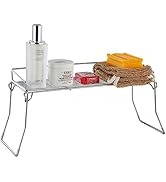JUNCHU CHERRY Metal The Sink Vanity Organizer Storage Shelve, Bathroom or Kitchen Sink Caddy Orga...
