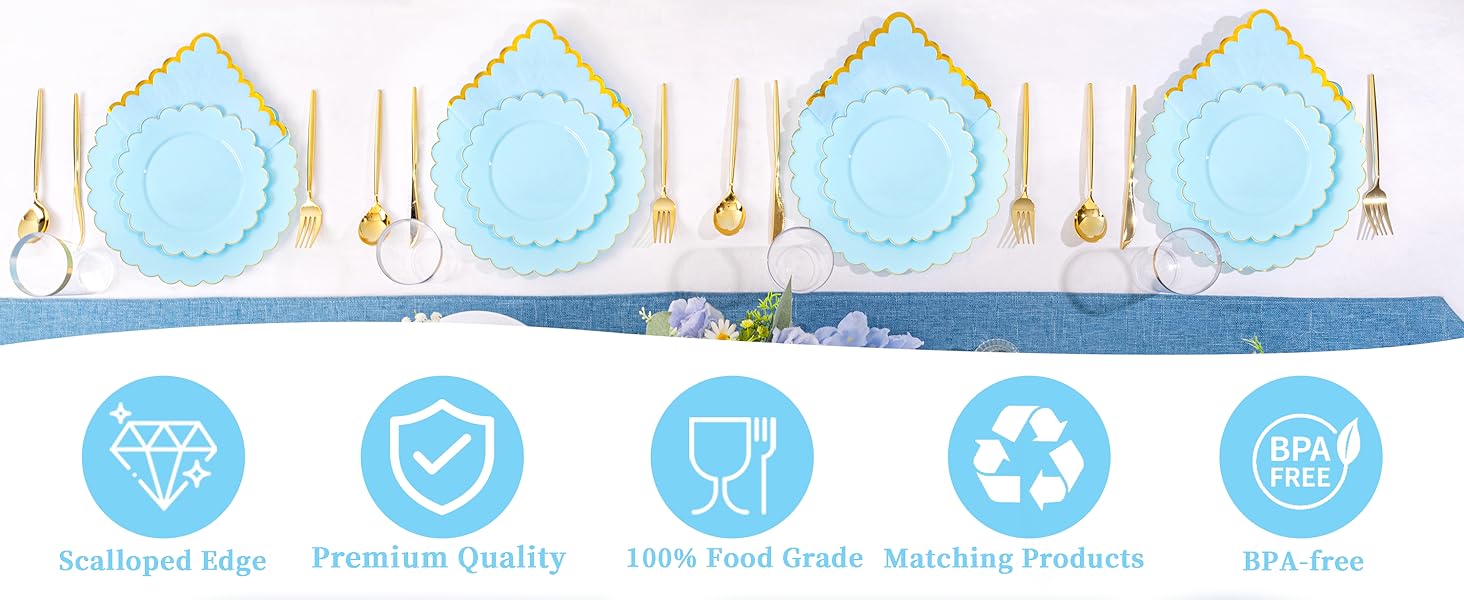 plastic dinnerware set