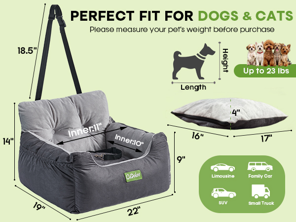 puppy car seat