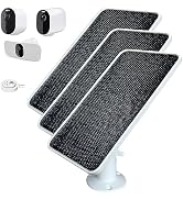 JJMASEE Solar Panel Charger for Arlo Pro 4, Pro 5S 2K, Ultra 2, Pro 4 XL, Go 2, Ultra & Pro 3 Cam...