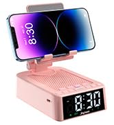 Joymate Gifts for Women Girls, Phone Stand with Bluetooth Speaker 360° Rotable Angel Adjustable C...