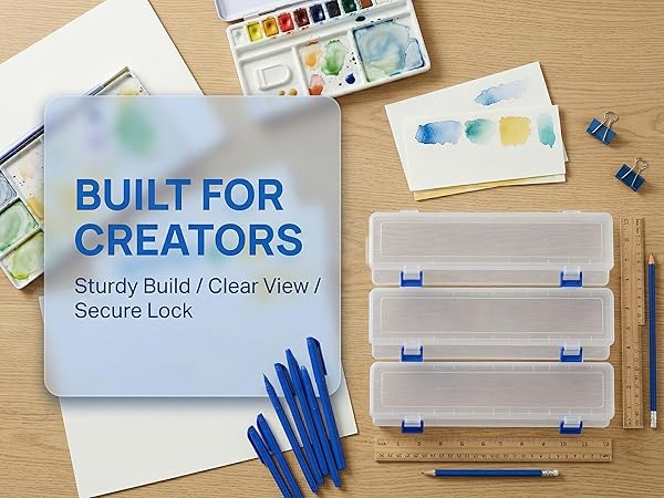 Plastic Paint Brush Holder