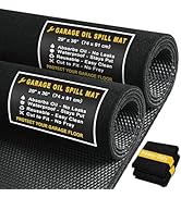 2-Pack Golener Oil Spill Mat - Garage Floor Mat, Absorbent Oil Pad, Premium Maintenance Mat, Wate...