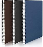 EUSOAR B5 Spiral Journal Notebook, 3 Pack 7.3