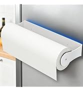 PAROTO Magnetic Paper Towel Holder for Fridge, White Paper Towel Holder for Kitchen, Strong Magne...