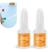 Jewelry Glue for Elastic String, Clear Craft Glue Elastic String Kont Fixing Drip, Bracelet Glue ...