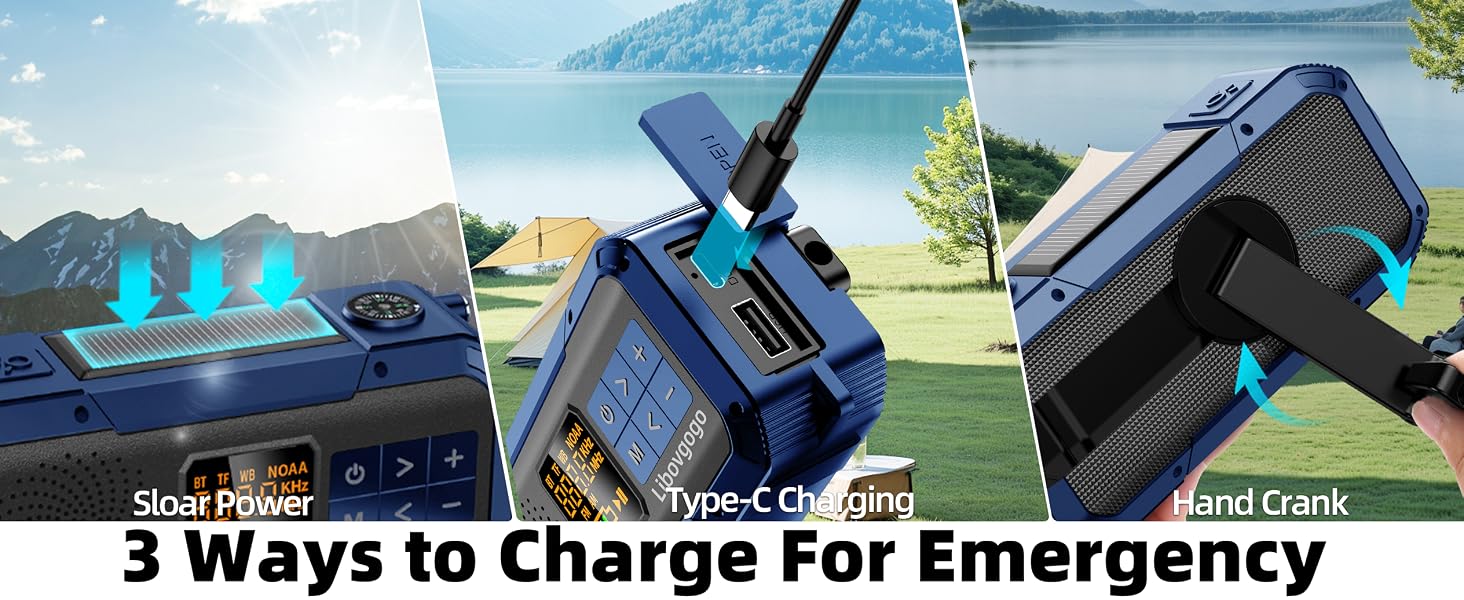 3 ways to charge