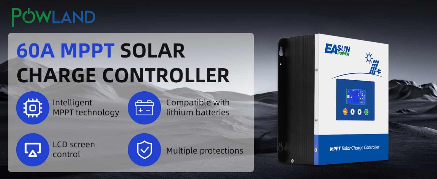 60A 80A 100A mppt solar charge controller 12v 24v