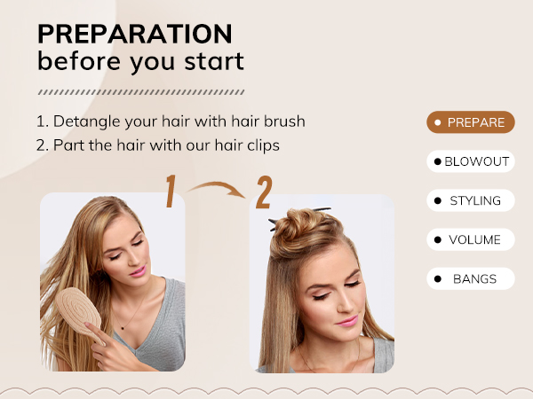 round brush for blow out