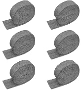 Steel Wool for Mice Control - 6 Pack of 3×15Ft Steel Wool, Gap Filter for House & Garage - Keep M...
