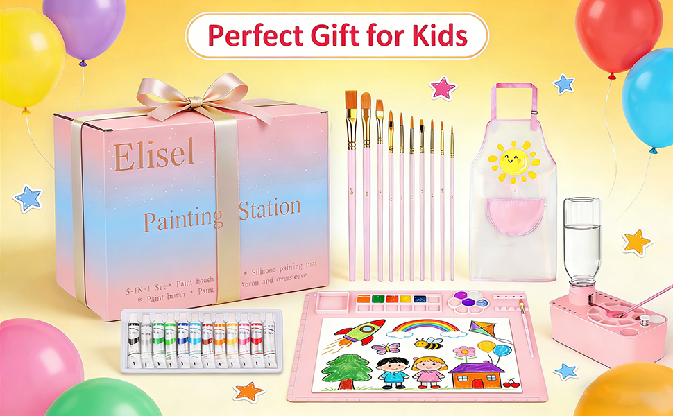 Kids' Painting Supplies & DIY Gift Set