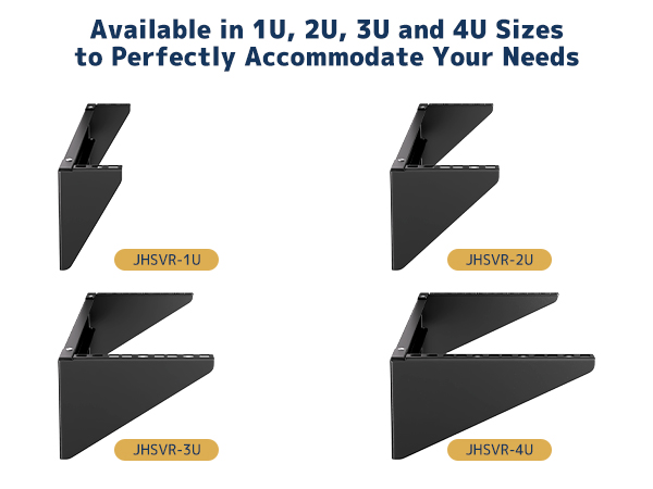 Available in 1U, 2U, 3U and 4U Sizes to Perfectly Accommodate Your Needs