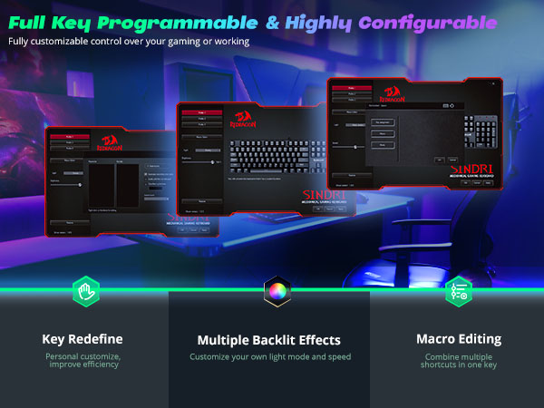 full size mechanical gaming keyboard