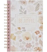 Christian Art Gifts Inspirational Journal, Be Joyful Wide Ruled Notebook, 1 Thess. 5:16 Bible Ver...