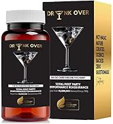 DRINK OVER Post-Party Support - Just Take 1 Capsule Before Bedtime - No Planning Ahead - Party To...