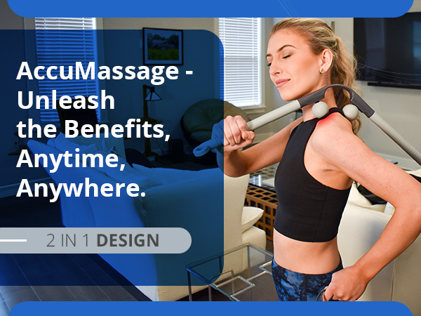 accumassager neck, accumassage body back, accu massage trigger point tool
