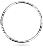 Pawfly 3 Inch Loose Leaf Binder Rings Large Book Rings, 12 Pieces