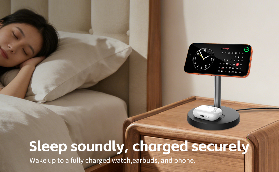 3-in-1 Magnetic Wireless Charging Station
