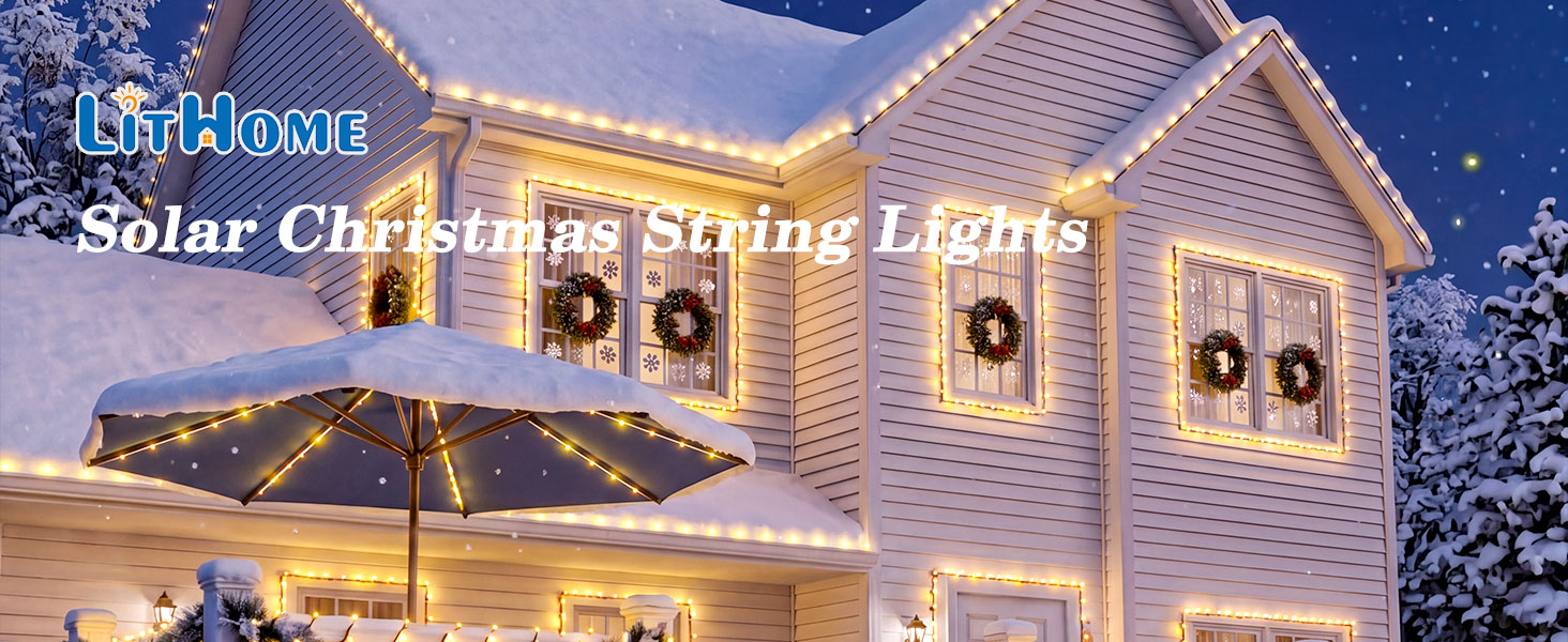 Solar String Lights Outdoor