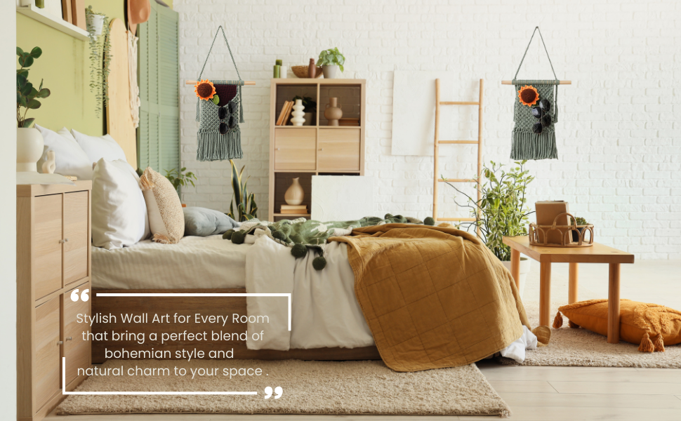 Macrame Basket Wall Hanging
