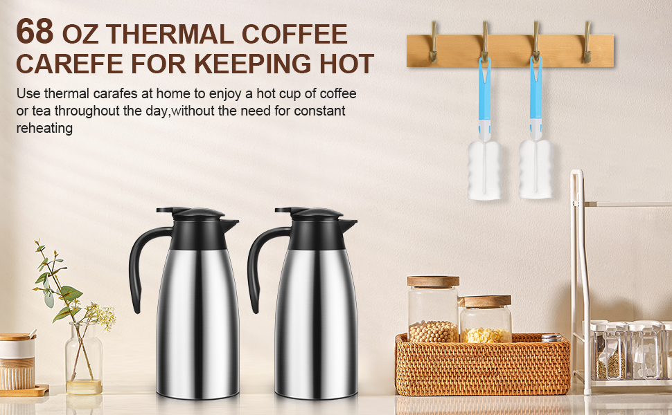 coffee carafe,coffee carafes for keeping hot,thermal coffee carafe,thermos,thermos for hot water