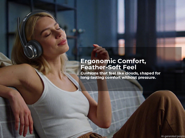 Ergonomic Comfort, Feather-Soft Feel