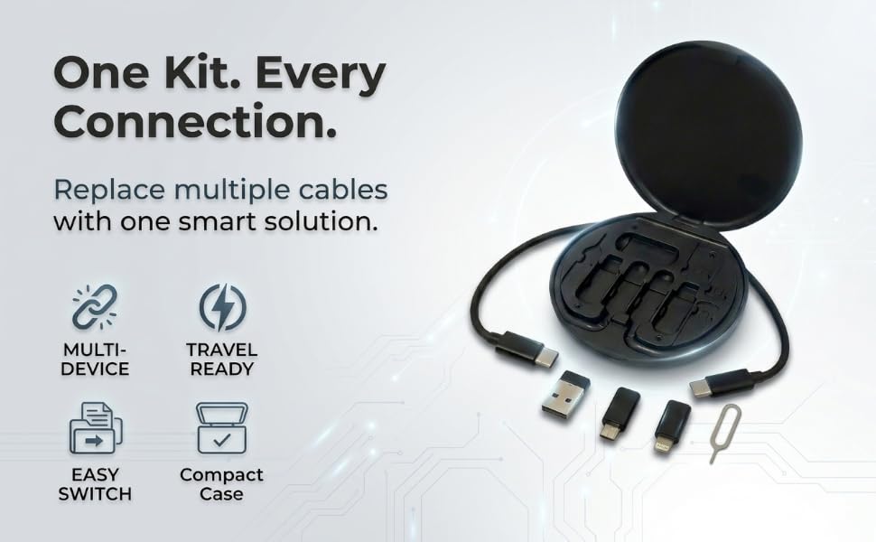 replace multiple cables with one smart solution