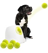 ALL FOR PAWS Automatic Dog Ball Launcher Maxi, Interactive Ball Thrower Dog Toys Includes 6pcs Te...