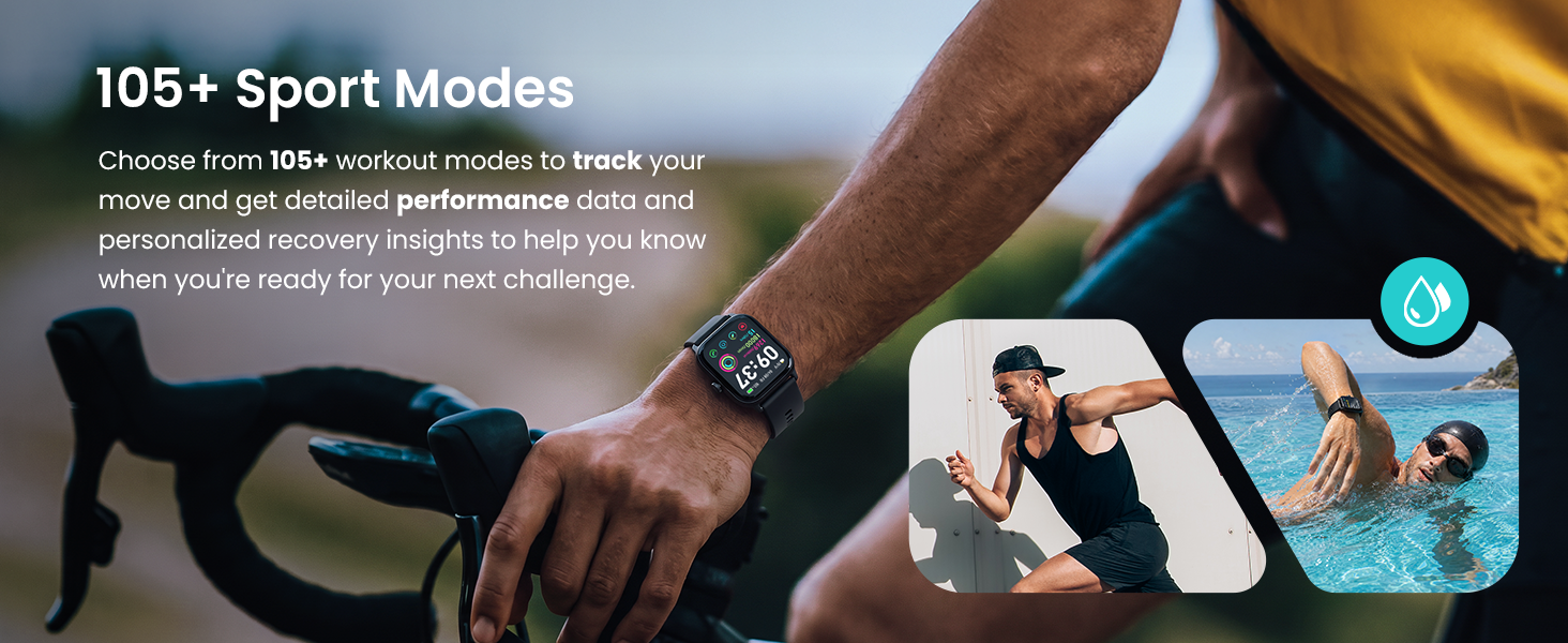 Fintess watch for men