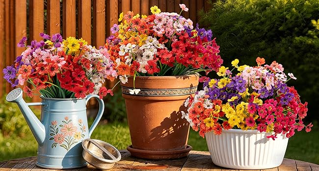 Artificial Flowers for Outdoors