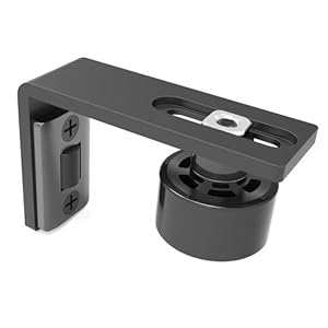 Adjustable Floor Guide Sliding Barn Door Bottom Roller Wall Mount Double Wheel Punch-Free System