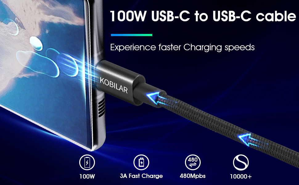 100w USB-C to USB-C cable